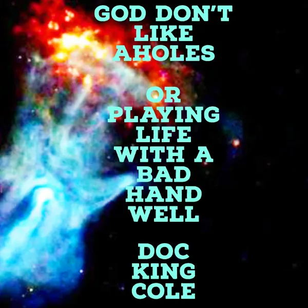 God Don't Like Aholes : Or Playing Life With A Bad Hand Well