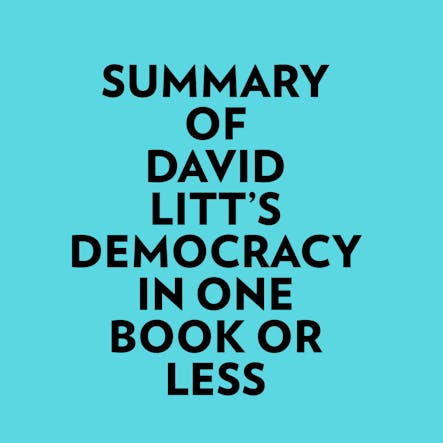 Summary Of David Litt's Democracy In One Book Or Less