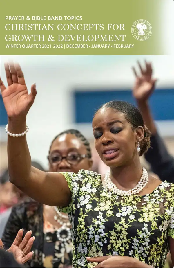 Prayer and Bible Band Topics Winter Quarter 2021-2022 : Winter Quarter 2021-2022 (Dec-Feb)