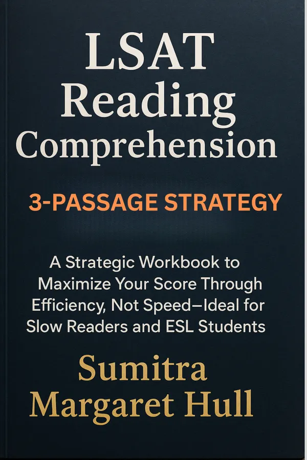 LSAT Reading Comprehension 3-Passage Strategy : A Strategic Workbook to Maximize Your Score Through Efficiency, Not Speed—Ideal for Slow Readers and ESL Students