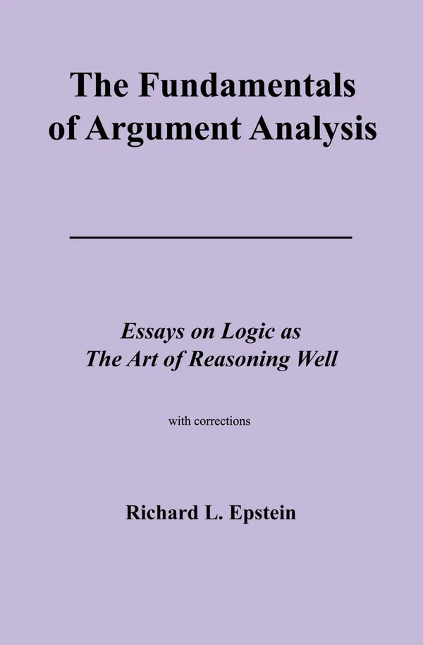The Fundamentals of Argument Analysis