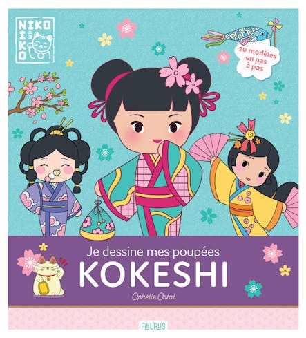 Je Dessine Mes Poupées Kokeshi : 20 Modèles En Pas À Pas