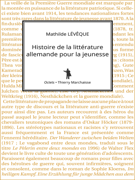 Histoire De La Littérature Allemande Pour La Jeunesse