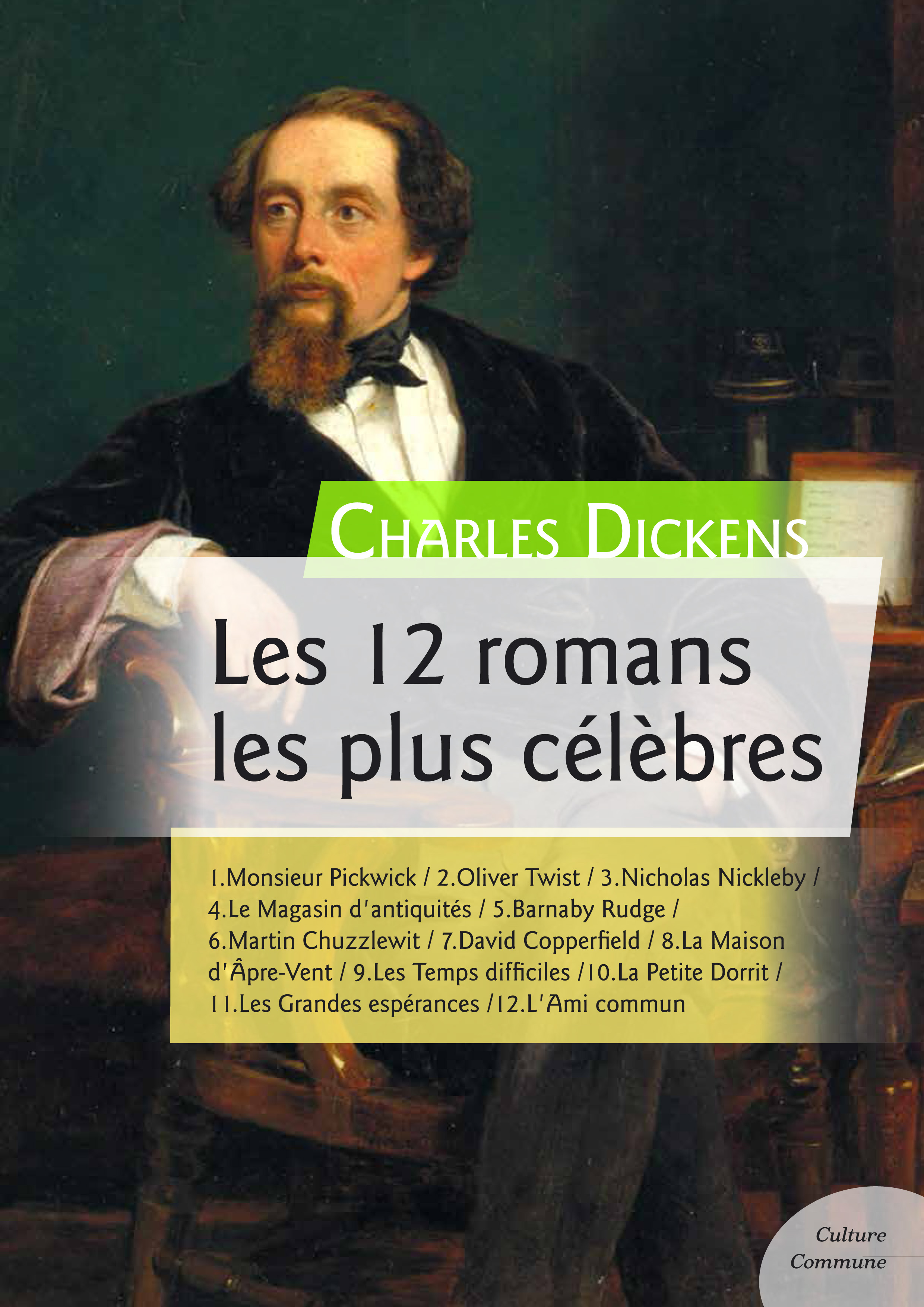 Les  12 romans les plus célèbres de Charles Dickens