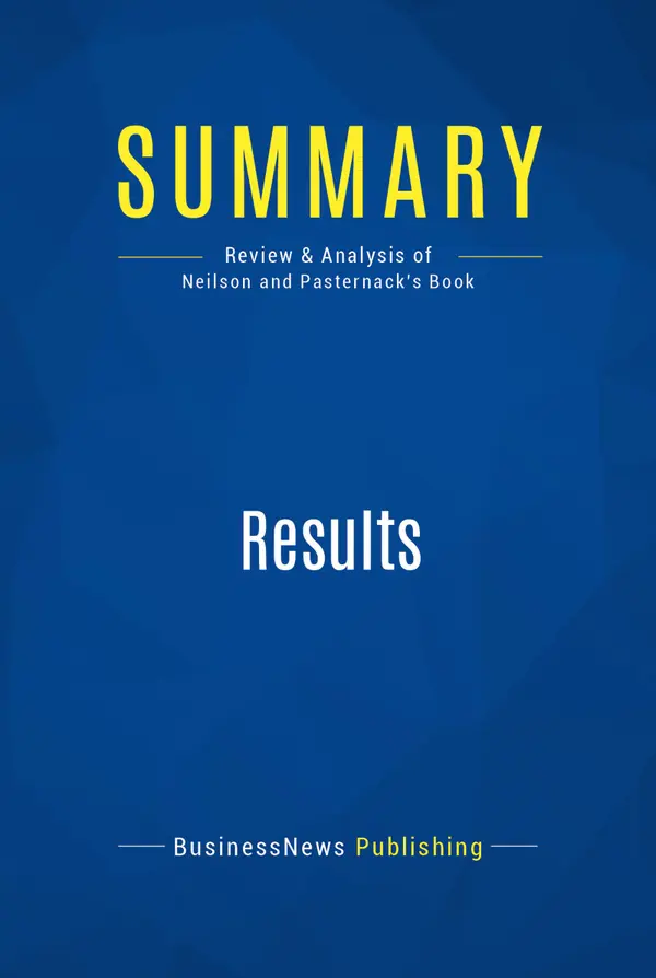 Summary: Results : Review and Analysis of Neilson and Pasternack's Book