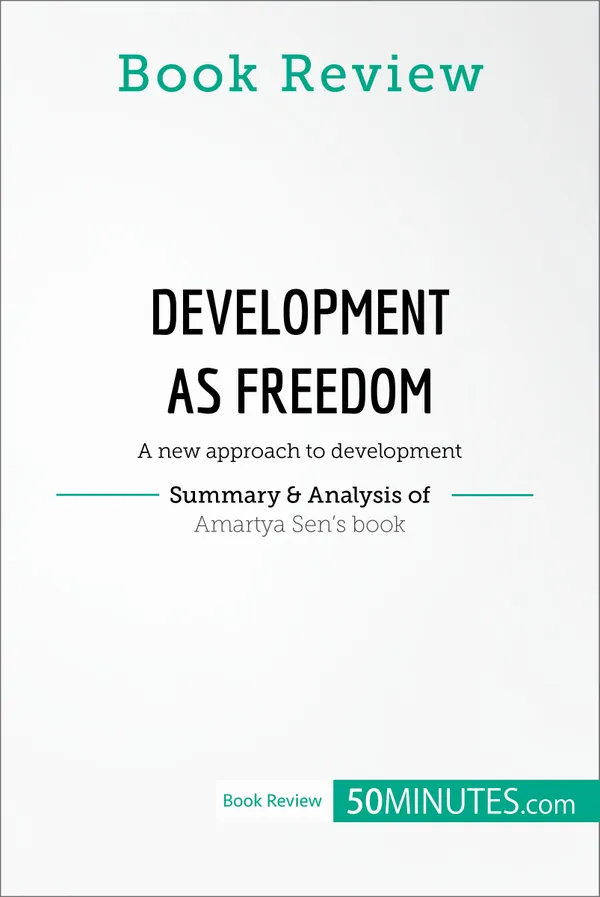 Book Review: Development as Freedom by Amartya Sen : A new approach to development