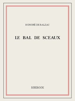Le bal de Sceaux | Honoré de Balzac