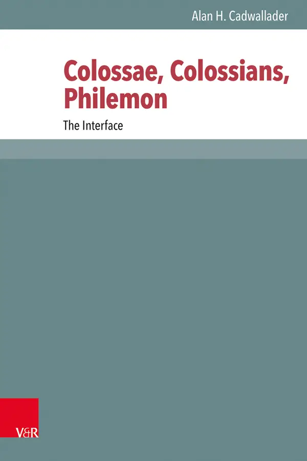 Colossae, Colossians, Philemon : The Interface