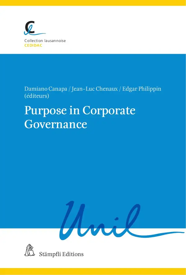 Purpose in Corporate Governance
