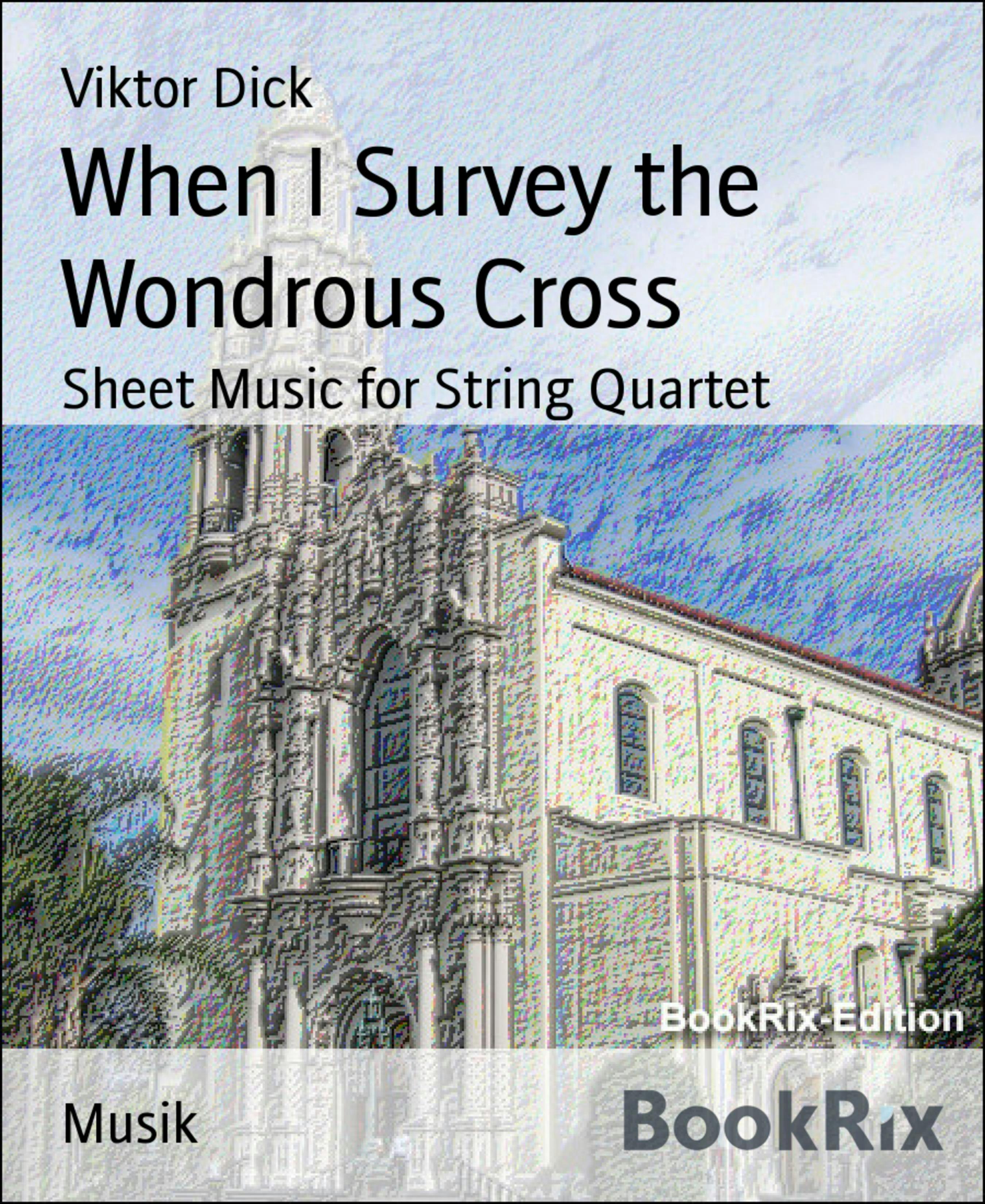 WHEN I SURVEY THE WONDROUS CROSS Sheet music for Violin (String Duet)