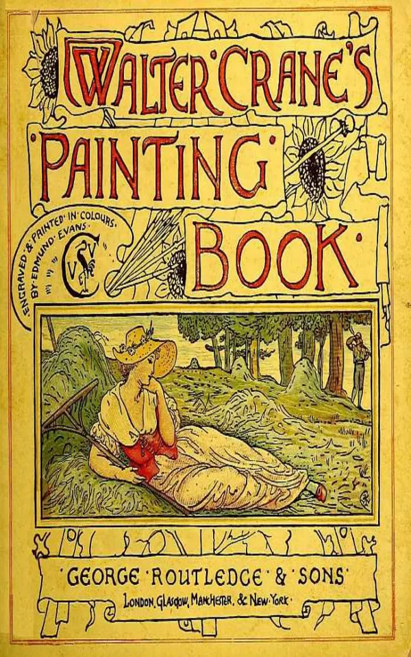 Walter Crane's Painting Book: Containing twelve coloured and twelve outline full-page plates