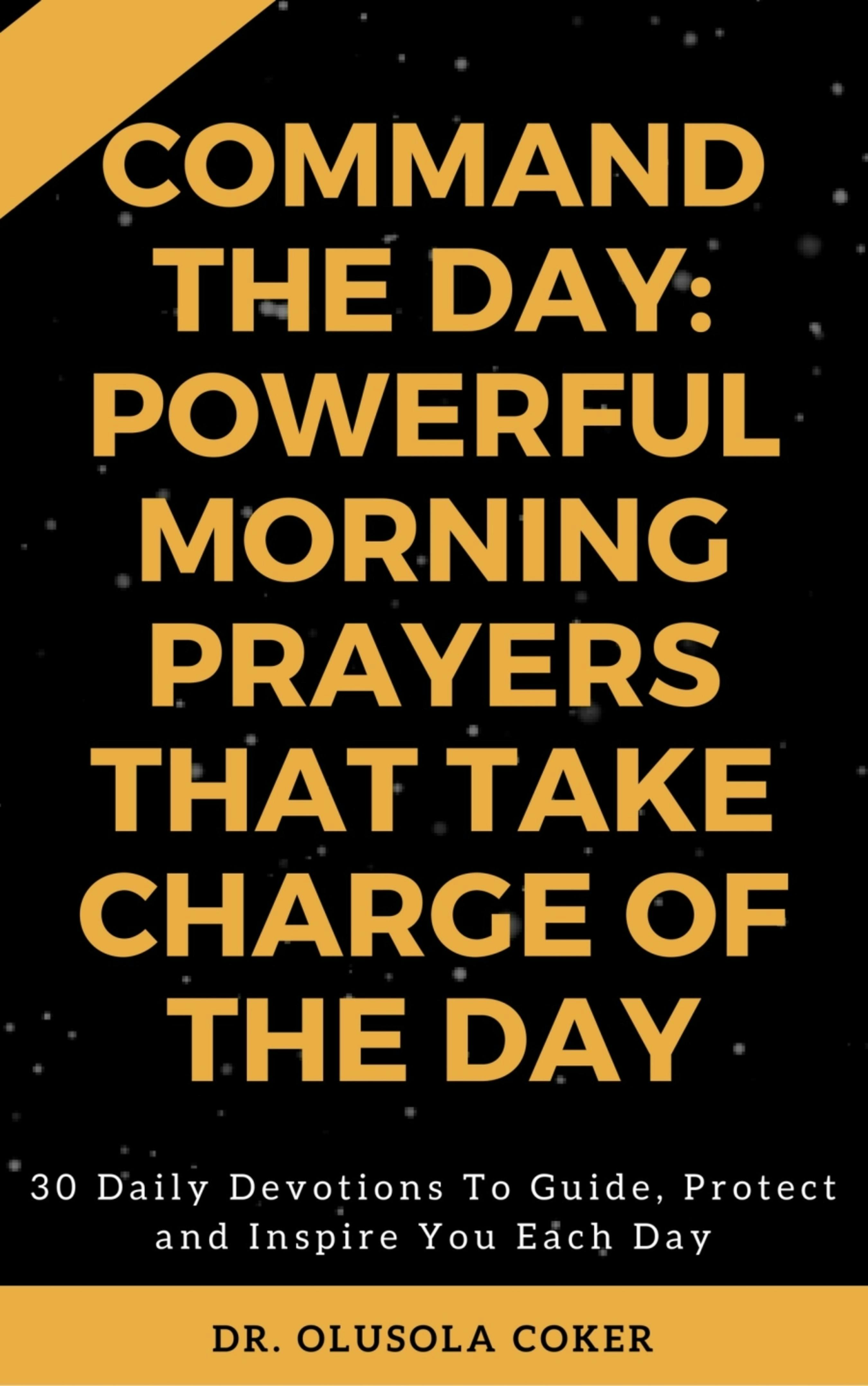 Command the deals morning prayer