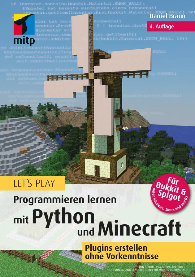 Let‘s Play. Programmieren lernen mit Python und Minecraft : Plugins ...