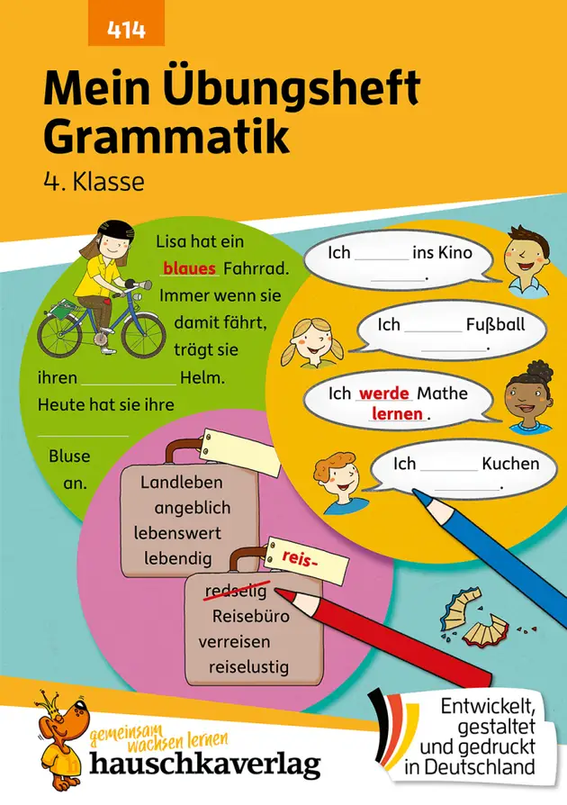 Mein Übungsheft Grammatik 4. Klasse : Lernhilfe Deutsch 4. Klasse