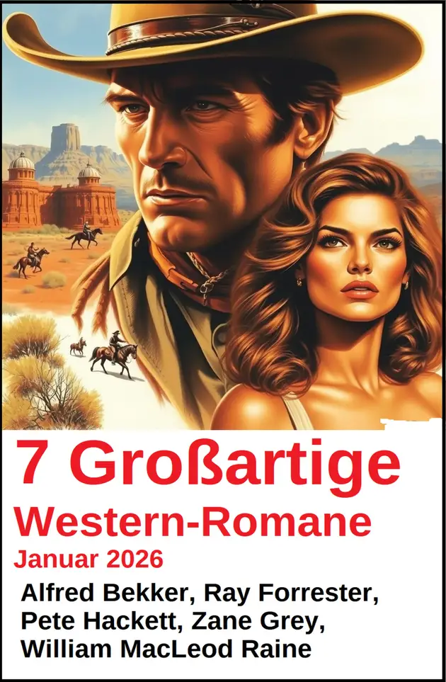 7 Großartige Western-Romane Januar 2026 – E-book – Alfred Bekker – ISBN ...