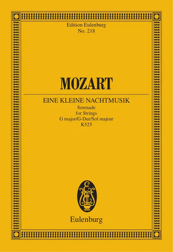 Eine kleine Nachtmusik : Serenade G major, K. 525