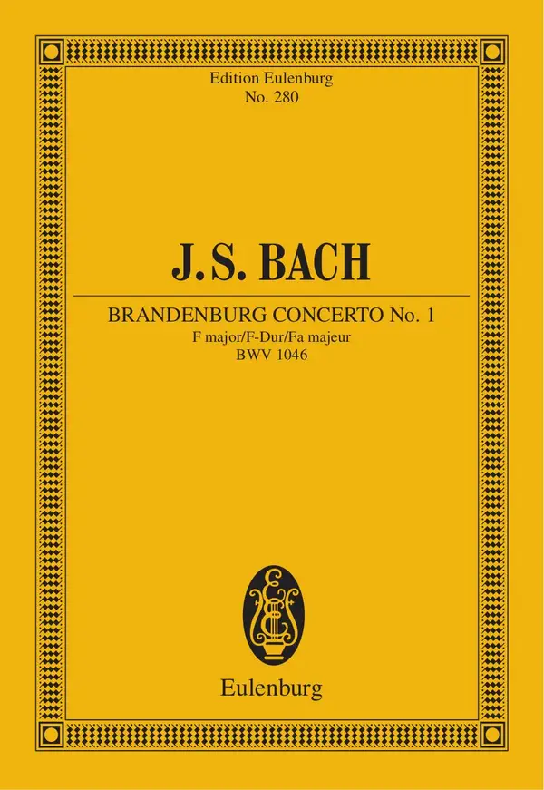 Brandenburg Concerto No. 1 F major : BWV 1046