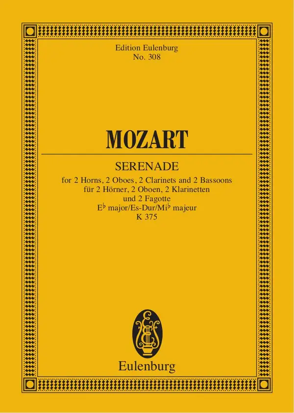 Serenade a 8 Eb major : K. 375