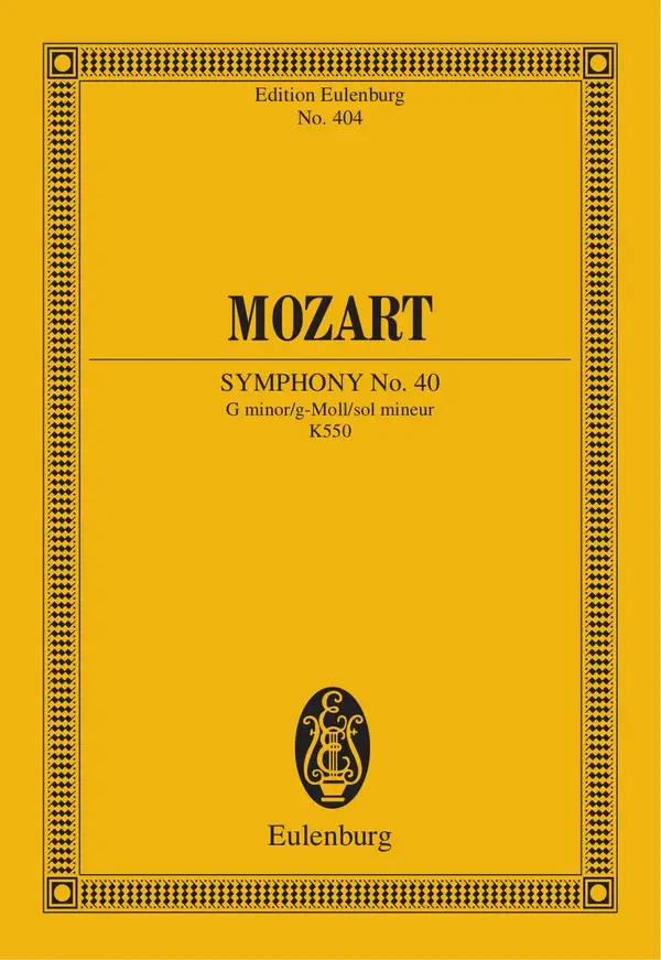 Symphony No. 40 G minor : K. 550