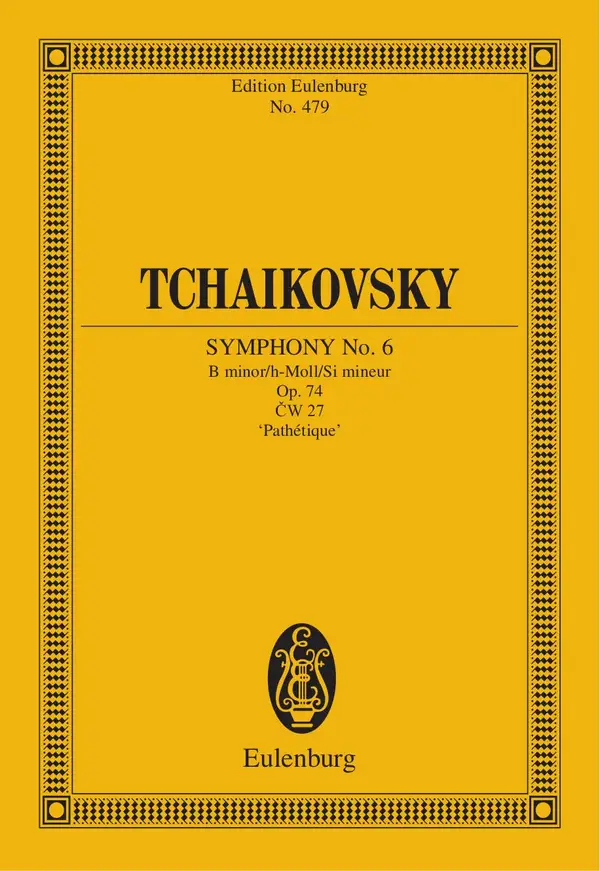 Symphony No. 6 B minor : Op. 74, "Pathétique"