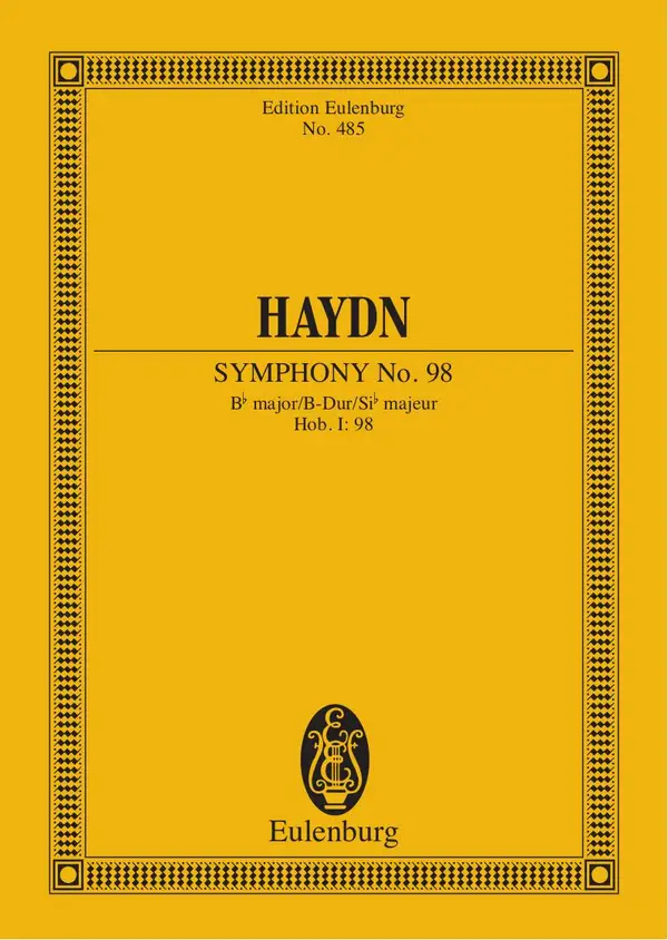 Symphony No. 98 Bb major : Hob. I: 98