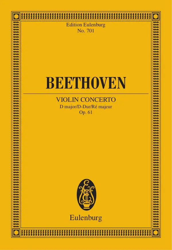 Violin Concerto D major : Op. 61