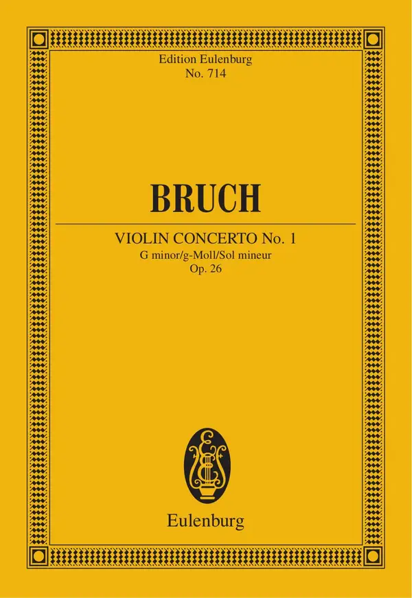 Violin Concerto No. 1 G minor : Op. 26
