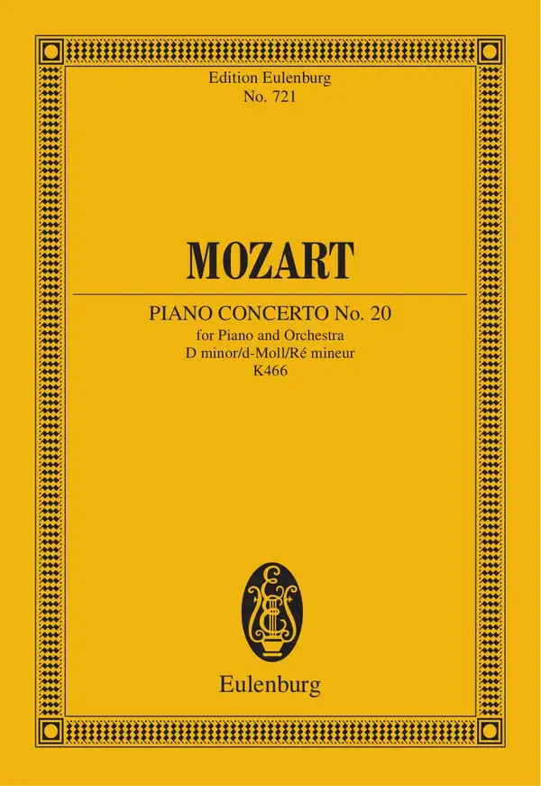 Piano Concerto No. 20 D minor : K. 466