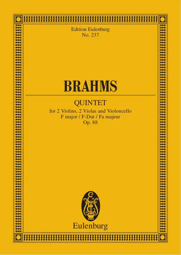 Quintet F major : Op. 88