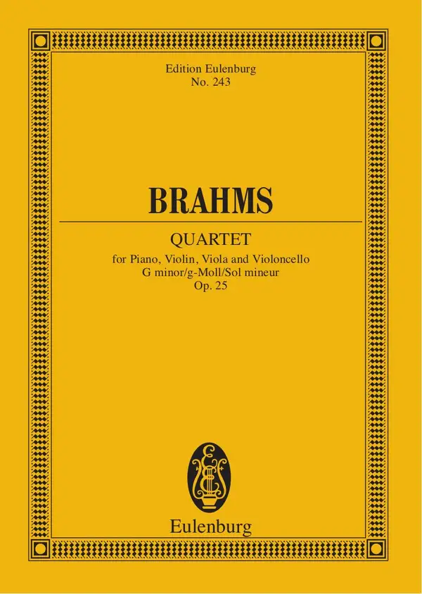 Piano Quintet G minor : Op. 25