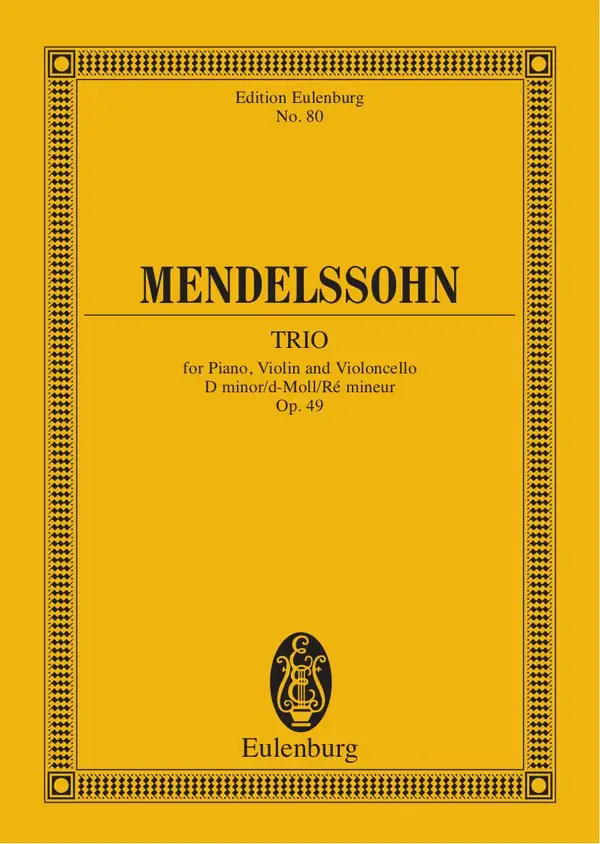 Piano Trio D minor : Op. 49