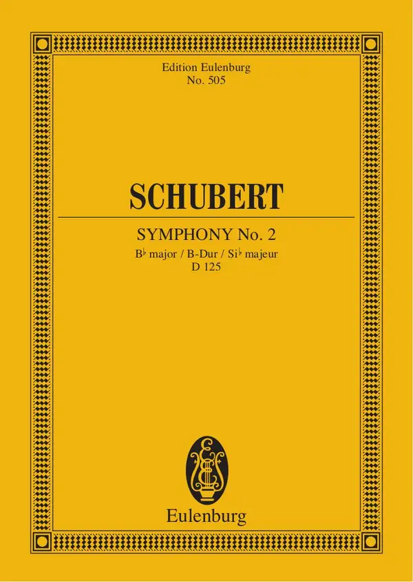 Symphony No. 2 Bb major : D 125