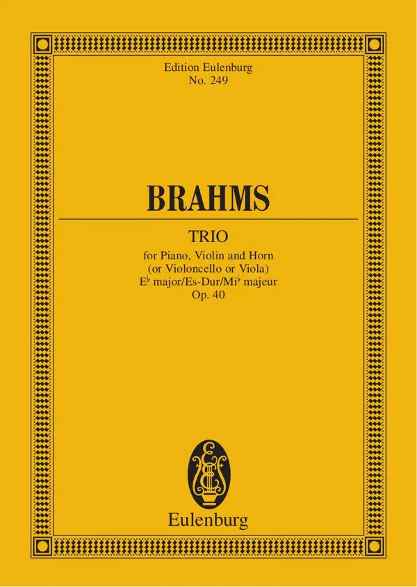 Trio Eb major : Op. 40
