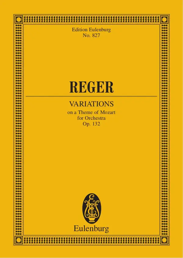 Variations and Fugue : on a Theme of Mozart, Op. 132