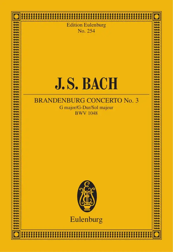 Brandenburg Concerto No. 3 G major : BWV 1048