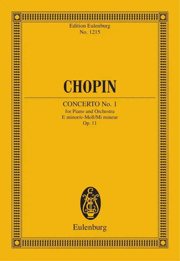 Piano Concerto No. 1 E minor : Op. 11