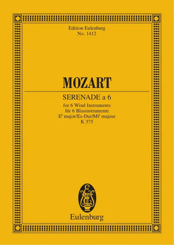 Serenade a 6 Eb major : K. 375