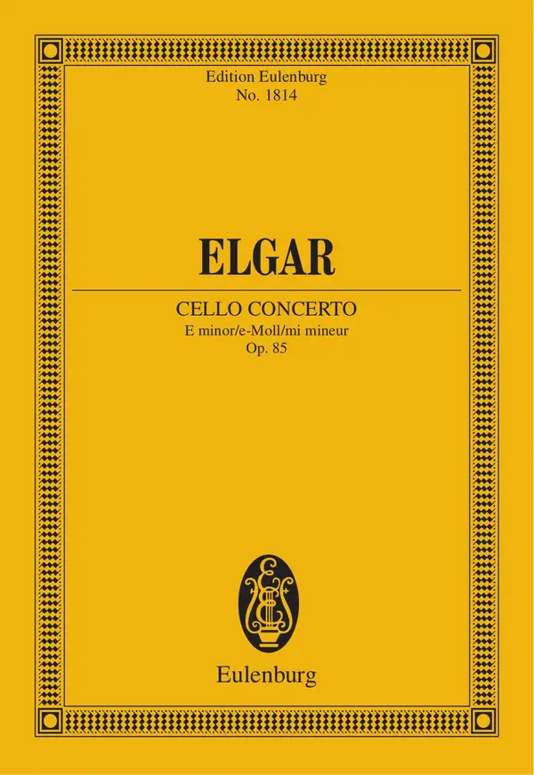 Cello Concerto E minor : Op. 85