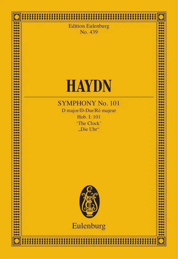 Symphony No. 101 D major, "The Clock" : Hob. I: 101