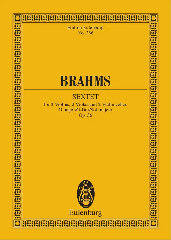 String Sextet G major : Op. 36