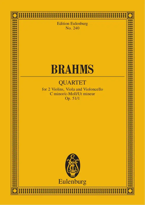 String Quartet C minor : Op. 51/1