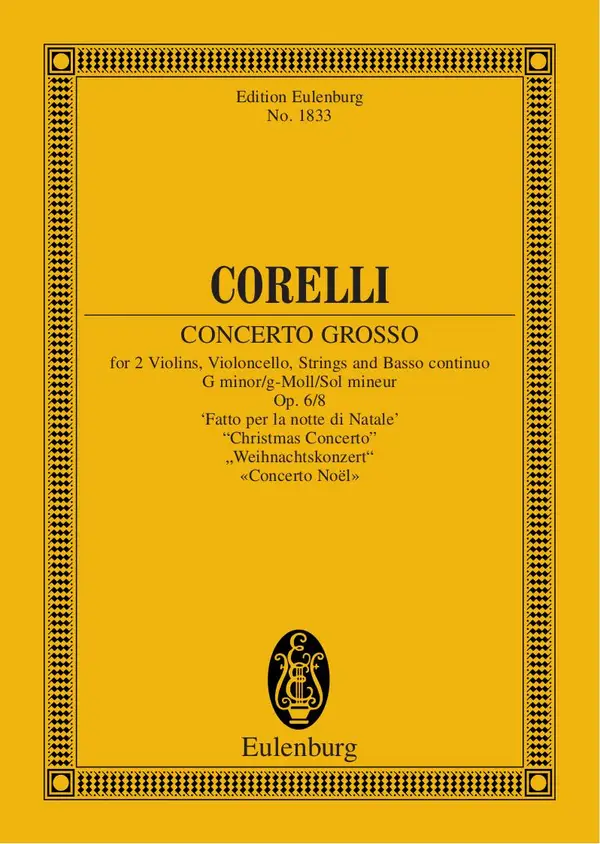 Concerto grosso G minor : Christmas Concerto