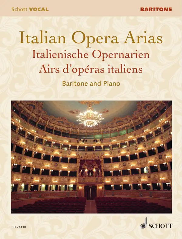 Italian Opera Arias : Baritone and Piano
