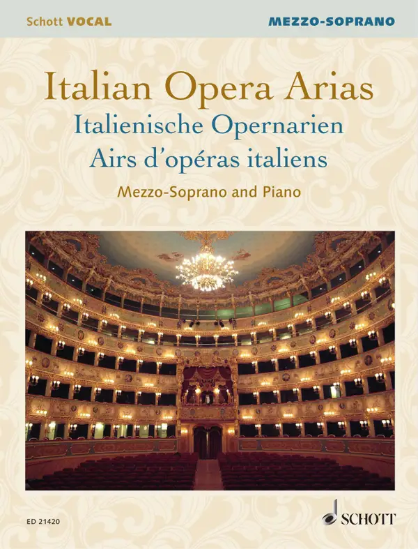 Italian Opera Arias : Mezzo-Soprano and Piano