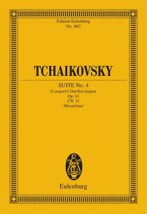 Suite No. 4 G major : Mozartiana, Op. 61