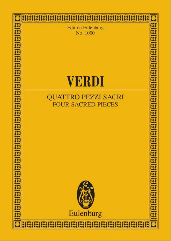 Quattro Pezzi Sacri : Four Sacred Pieces