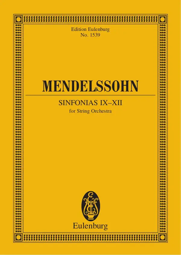 Sinfonias IX-XII