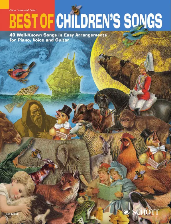 Best of Children's Songs : 40 Well-known Songs in Easy Arrangements for Piano, Voice and Guitar