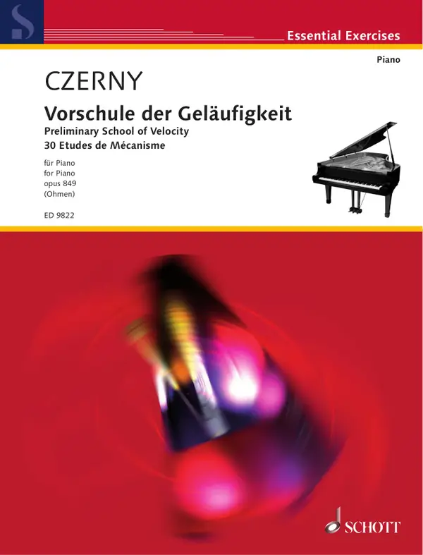 Preliminary School of Velocity : Op. 849: Piano
