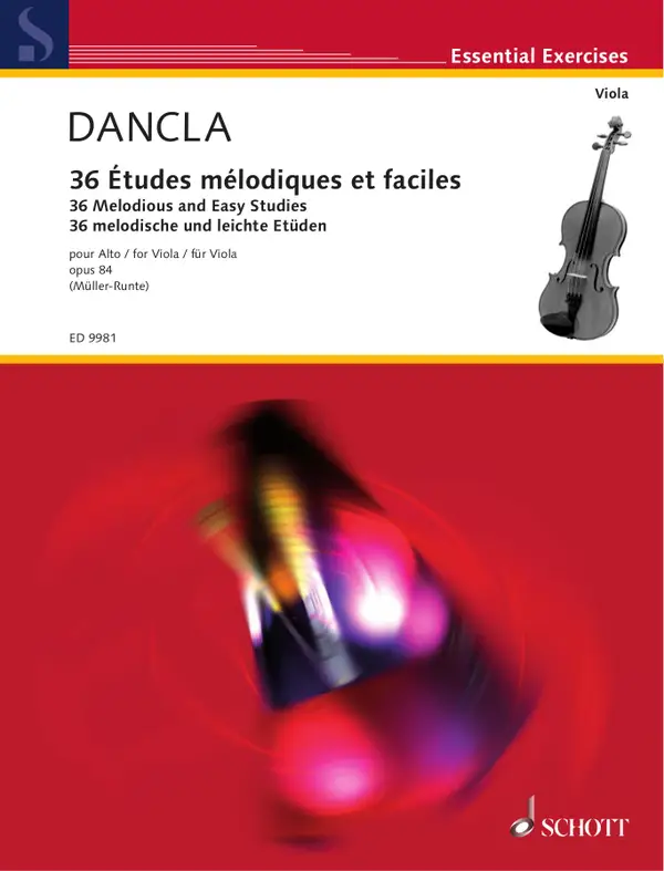 36 Melodious and Easy Studies : Op. 84: Viola